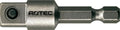 Rotec adapter e 6,3 x 50mm x 3 8 -4-kt. met stift - 820.00501 - 820.00501