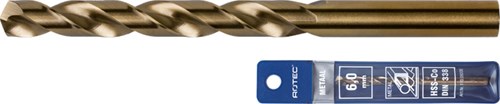 Rotec hss-co5 spiraalboor din 338 cobalt splitpoint 4,2 mm (etui) - 111.0420e