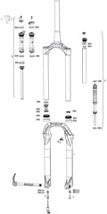 Rockshox federgabel judy gold rl susp.fork rs judy gold rl 120mm oneloc black