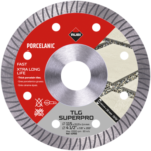 Rubi tlg diamantschijf 125 mm x 22,2 mm