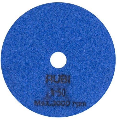 Rubi schuur- en polijstpad | ø100 mm | korrel #50 - 62970