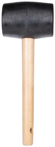 Rubi zwarte zachte rubber hamer | 750 gram - 88553