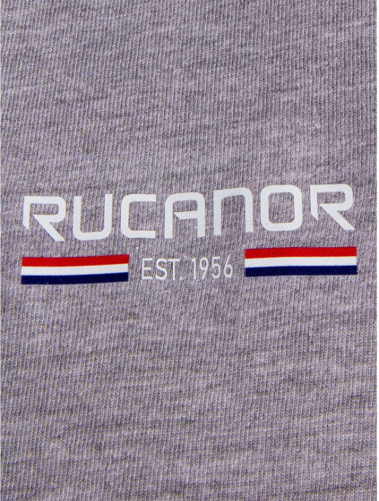 Rucanor Raffi basic shirt ronde hals heren grijs maat M