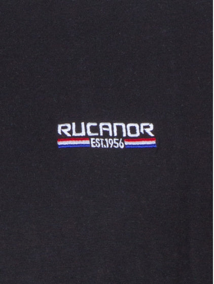 Rucanor Raffi basic shirt ronde hals heren zwart maat XXL