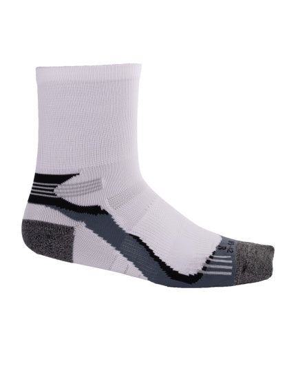 Rucanor Hardloopsokken lang 2-pack wit grijs maat 39-42