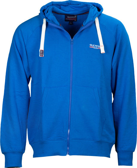 Sky-Sweatshirt mit unverarbeitetem Material Männer blau Größe L