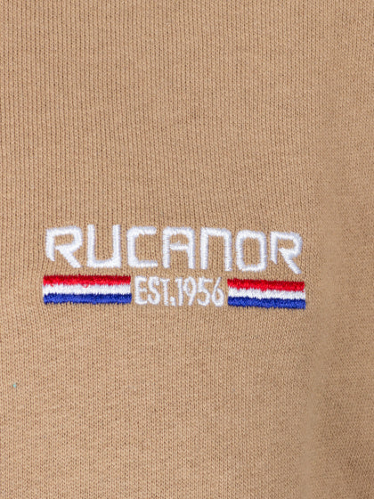 Rucanor Sydney sweatshirt hood unbrushed heren beige maat 3XL
