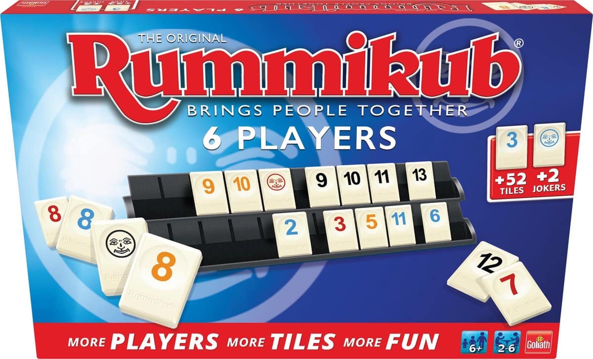Goliath rummikub the original voor 6 spelers
