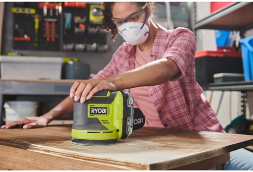 Ryobi rros18-0 one+ 18v accu excentrische schuurmachine (excl. accu)