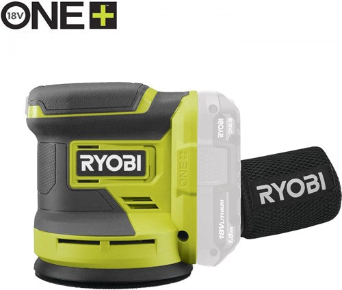 Ryobi rros18-0 one+ 18v accu excentrische schuurmachine (excl. accu)