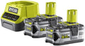 Ryobi rc18120-250 - 18v 2x 5.0ah accu's + lader - 5133003364