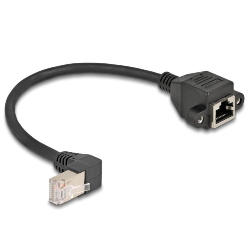 Ngk delock netwerkverleabel s ftp stekker rj45 stekker 90° gehoekte