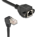Ngk delock netwerkverleabel s ftp stekker rj45 stekker 90° gehoekte