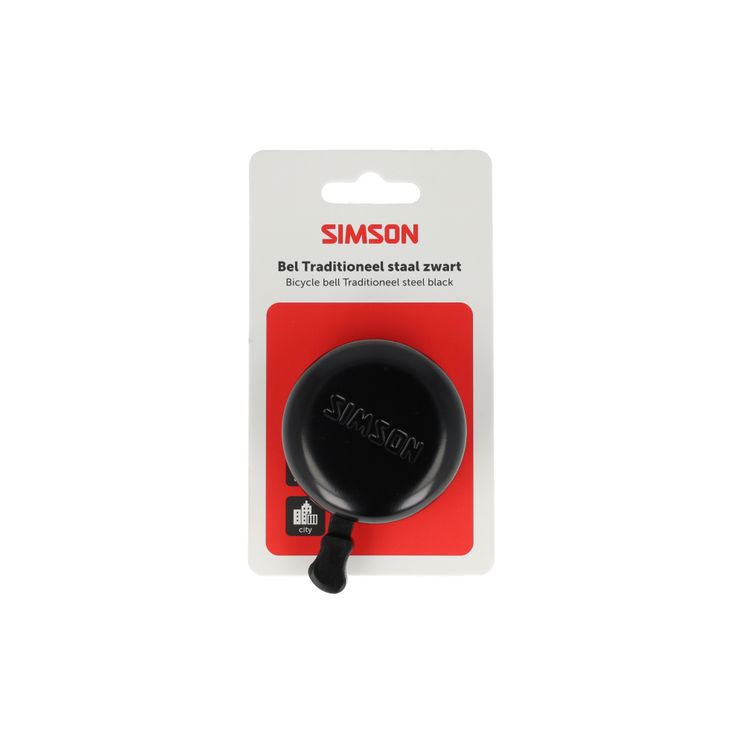 Simson bel traditioneel zwart staal