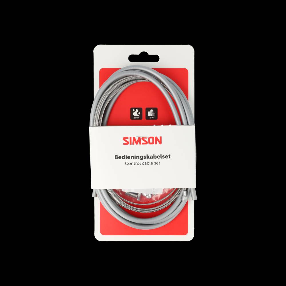 Simson Bremszugsatz komplett universal grau Edelstahl