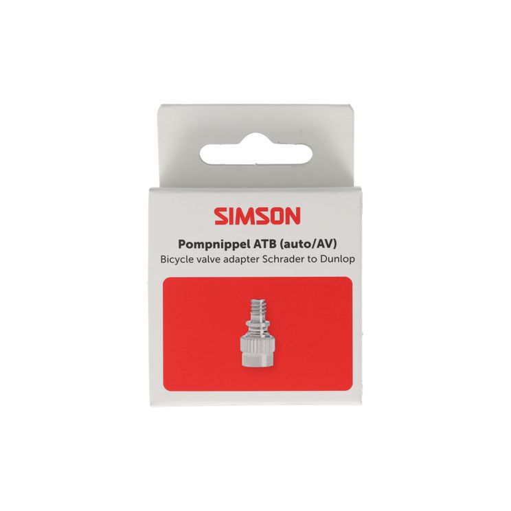 Simson pompnippel auto ventiel