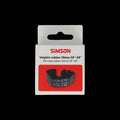 Simson velglint 26-28 20mm breed - zwart