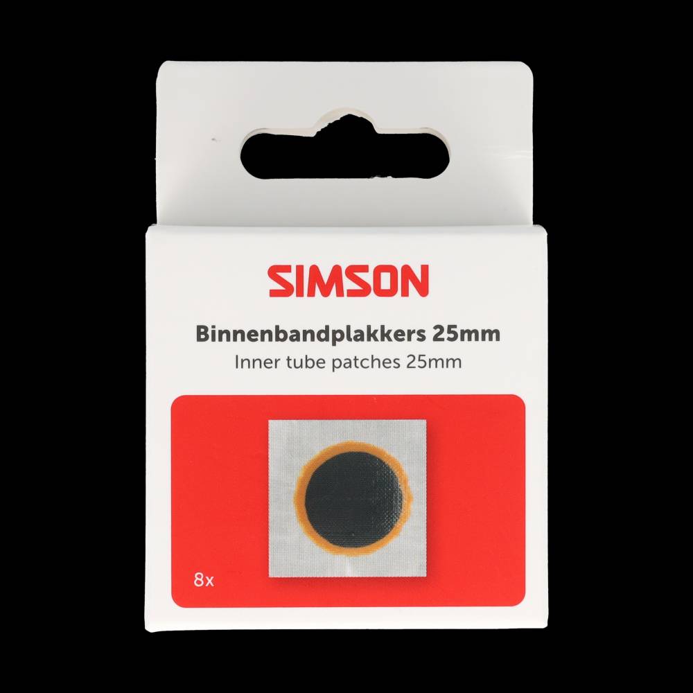 Simson Fahrradschlauchflicken 25 mm 8 Stück