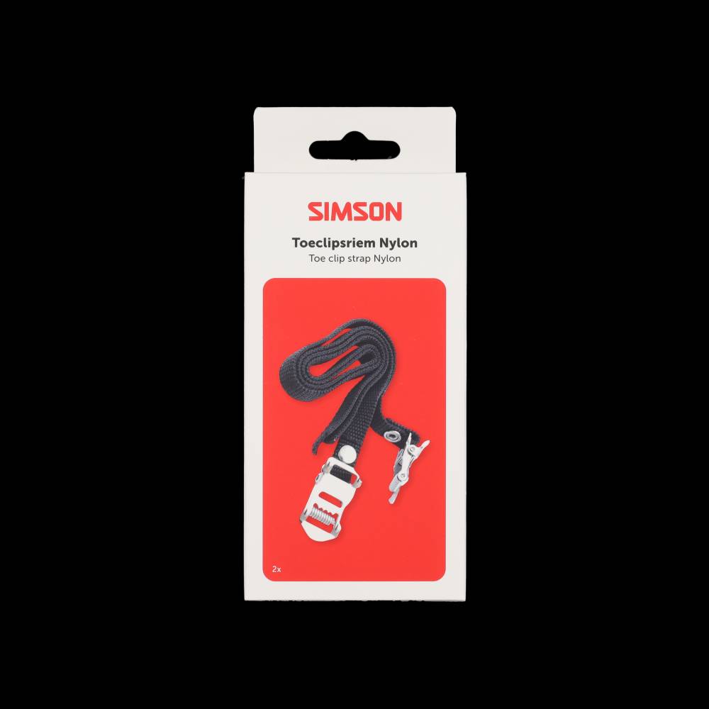 Simson toeclip wielgoot riemen 2st