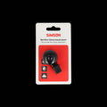 Simson Mini-Fahrradklingel mit 32-mm-Flexbandbefestigung, schwarz