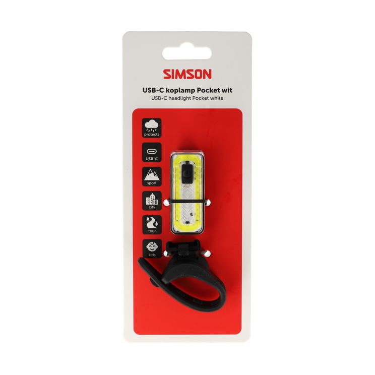 Simson usb-c led lamp pocket wit