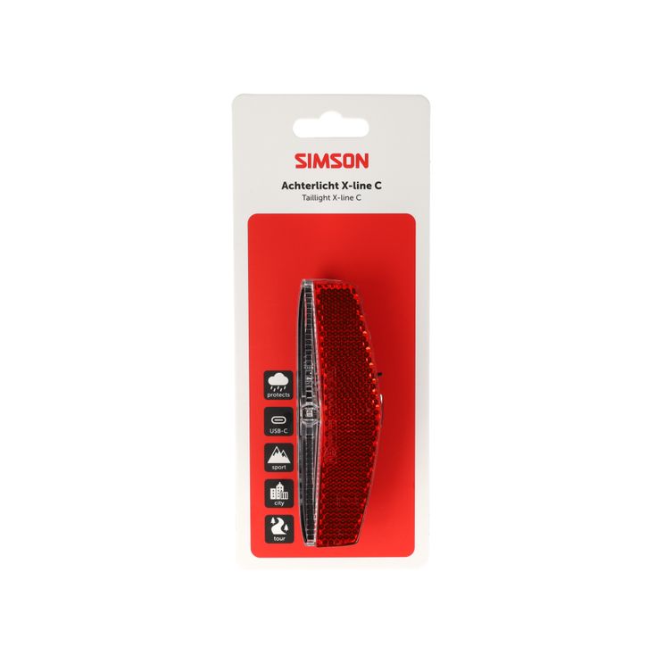 Simson aurora achterlicht x-line c