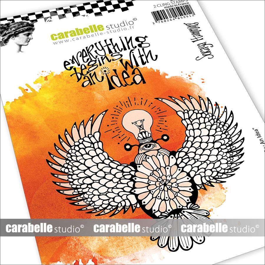 Carabelle studio • cling stamp a6 butterfly an idea by soraya hamming