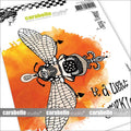 Carabelle studio • cling stamp a6 butterfly sparkle by soraya hamming