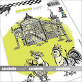 Carabelle studio • cling stempel la famille poulette by azoline