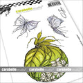 Carabelle studio • cling stempel papillons et boule végétale et by soizic