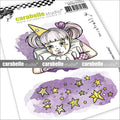 Carabelle studio • cling stamp a7 clown dans les étoiles