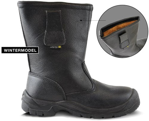 Safeet monza werklaars hoog s3 | zwart | maat 43 - 8719388008837