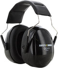 Safety jogger lichtgewicht oorkappen met gedempte hoofdband | zwart - sw9200uni