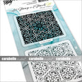 Carabelle studio • art stamp stencil set blooming pattern