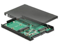 M.2 ssd + msata naar 22-polig sata behuizing