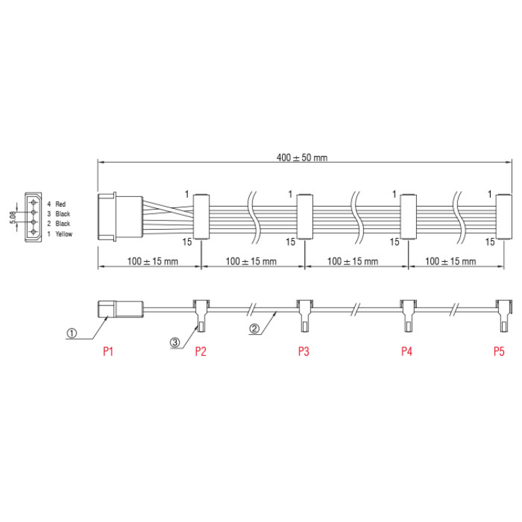 Sata adapterverlenging