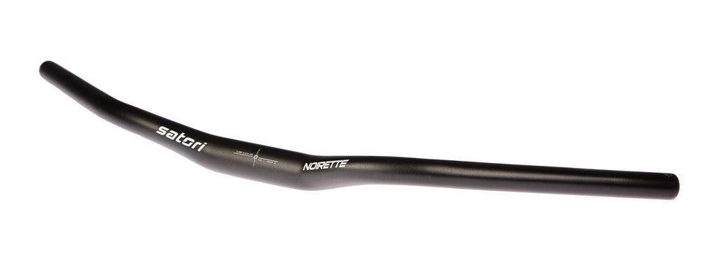 Satori Lenker, schwarz, ø31,8 mm, b=630 mm, 35° abgewinkelt – matt schwarz