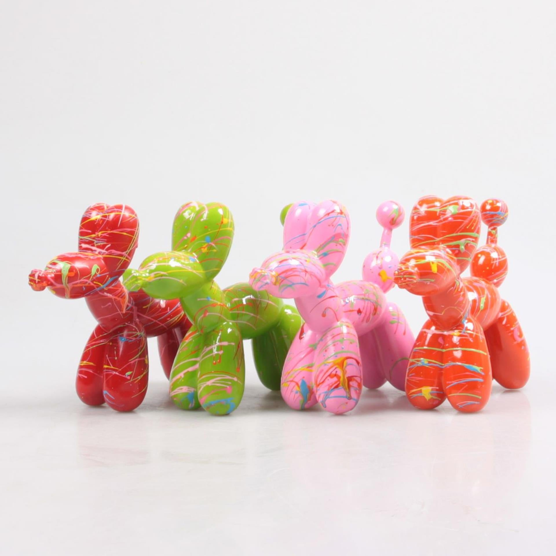 Season inspired decoration stoobz hond balloon dog 15cm