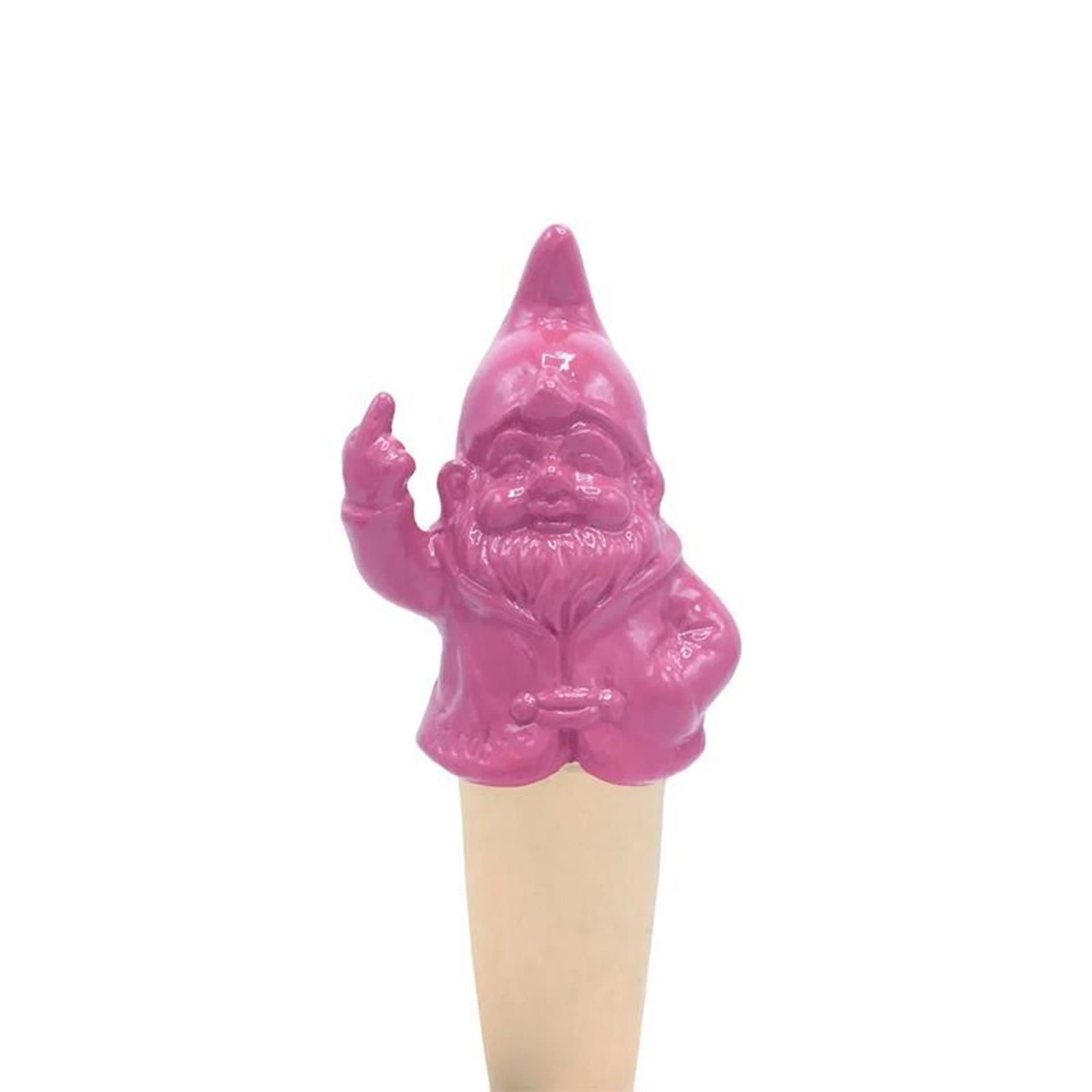 Stoobz design waterdruppelaar f*ck you kabouter roze