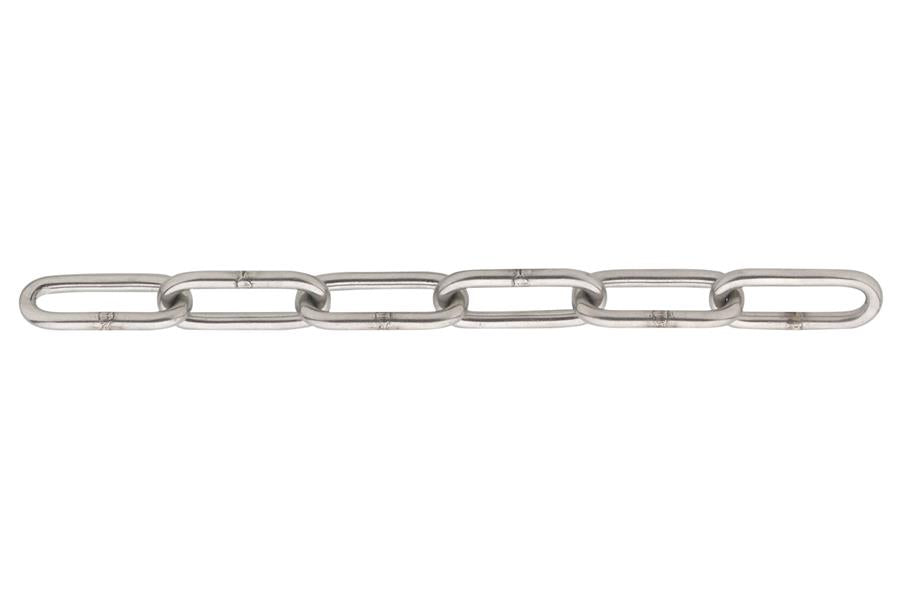 Ketting 4mm langschalmig rvs316