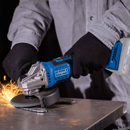 Scheppach accu haakse slijper 20v bc-ag125-x - 5909235900