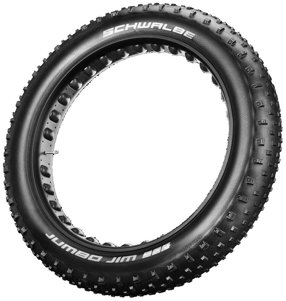 Schwalbe jumbo jim evo super ground addix speedgrip e-25 fatbike folding tyre | 4,40 snakeskin tleasy speedgrip