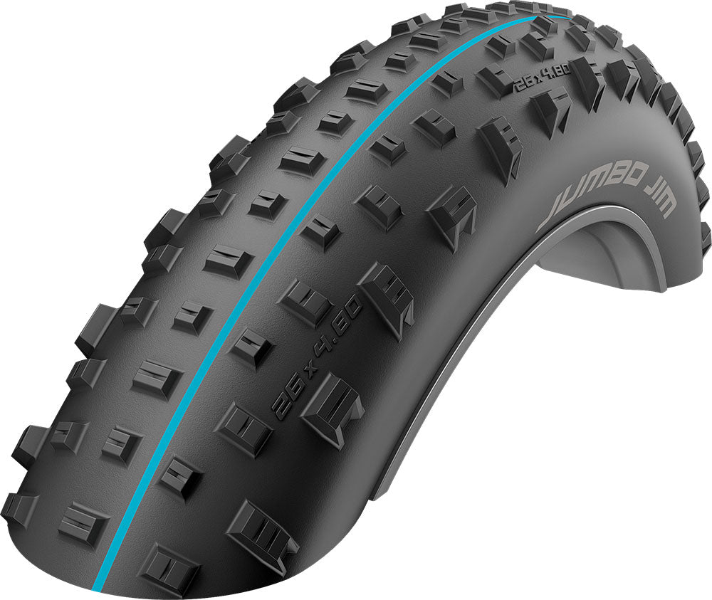 Schwalbe jumbo jim evo super ground addix speedgrip e-25 fatbike folding tyre | 4,40 snakeskin tleasy speedgrip