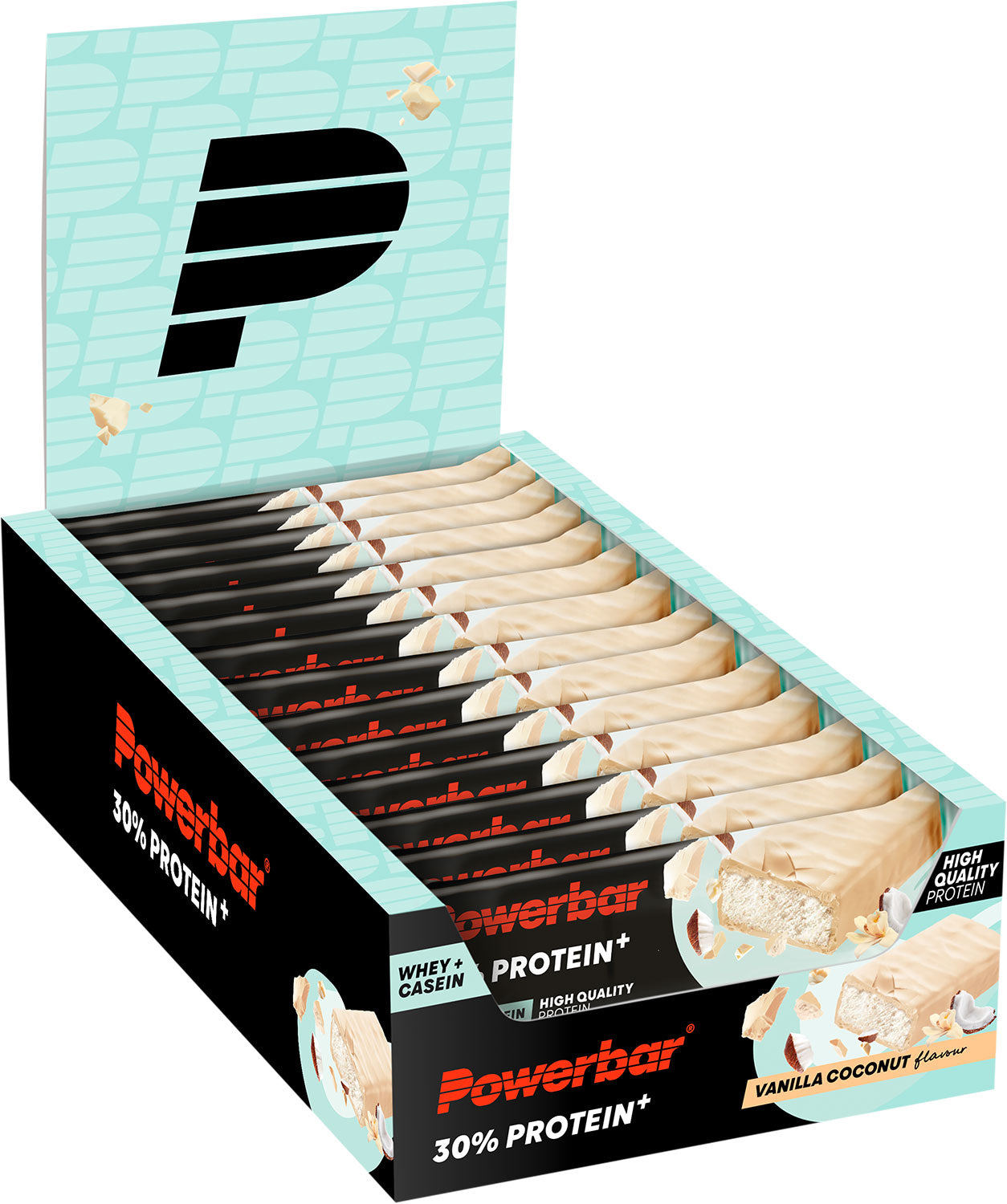 Powerbar 30% protein plus bar 15 box