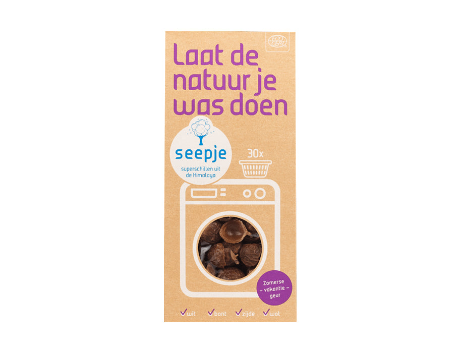 Seepje wasnoten - wasmiddel - zomerse vakantie geur