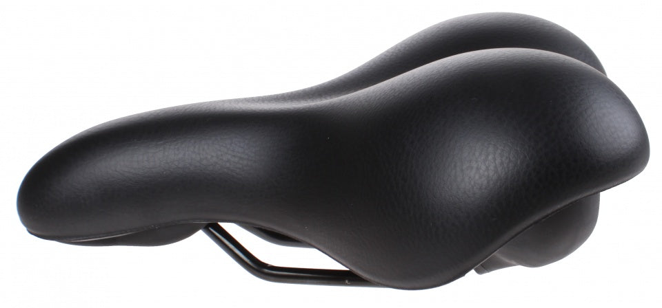 Selle Comfort Sattel City schwarz, ohne Riemen.