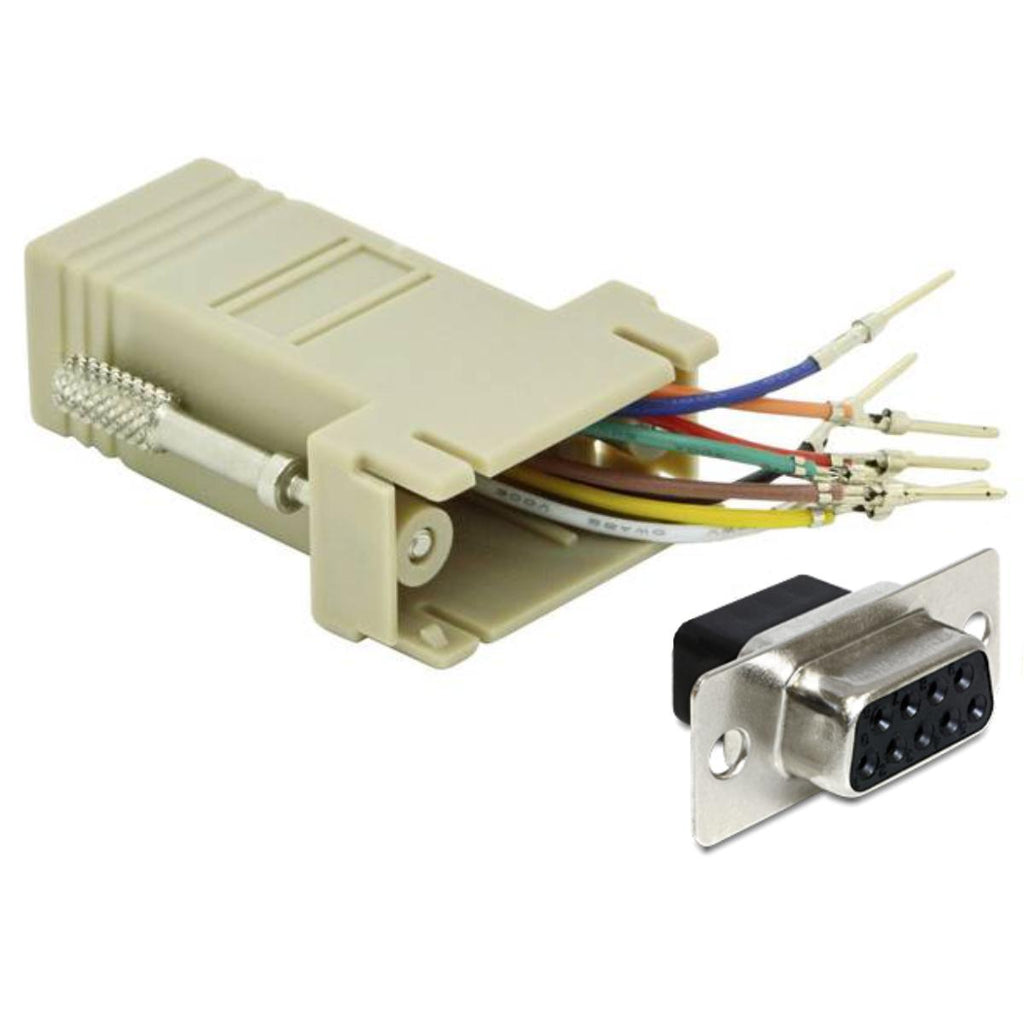 Imp seriële d-sub - rj45 verloopstekker