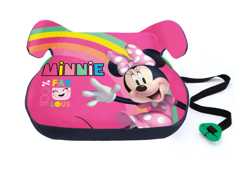 Sieben Polska Minnie Booster sitzt höher 15-36 kg schwarzrosa