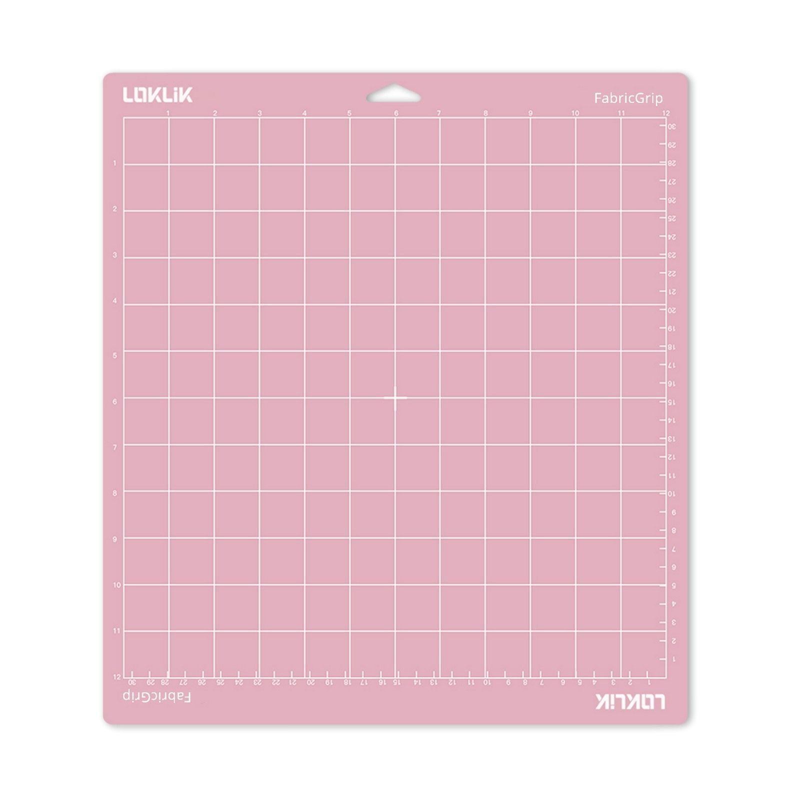 Loklik • snijmat fabric grip 30,5x30,5cm roze 3st.