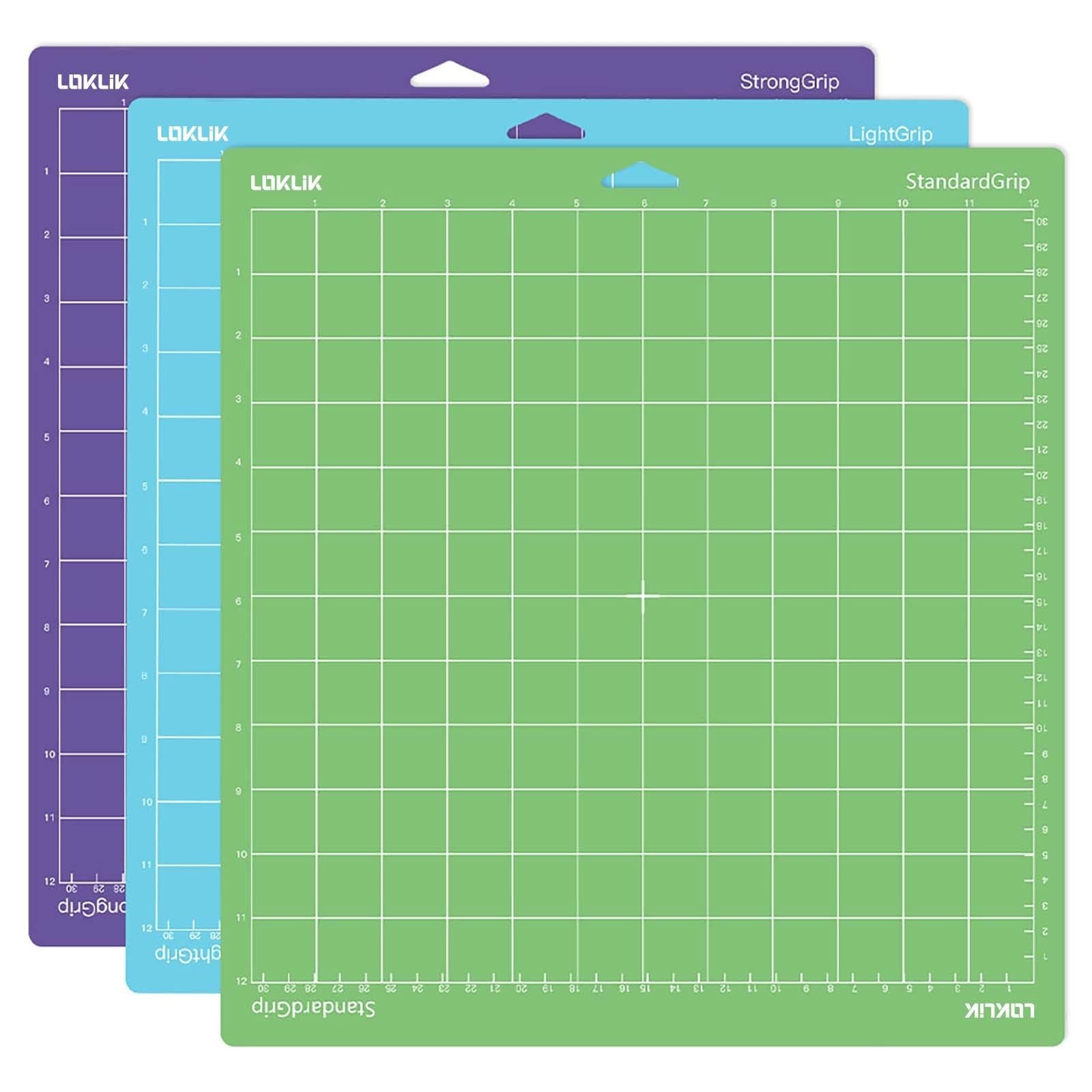 Loklik • snijmat set 30,5x30,5cm 3st.